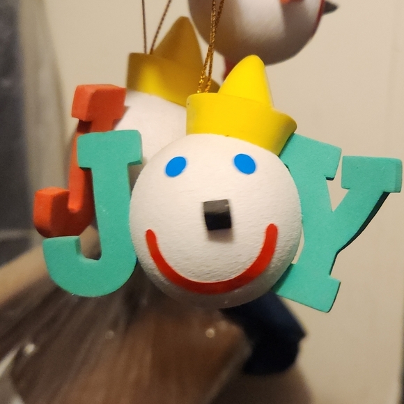 Vt 3 Jack In The‎ Box JOY Antenna Topper Ball Christmas Ornament - Picture 2 of 3